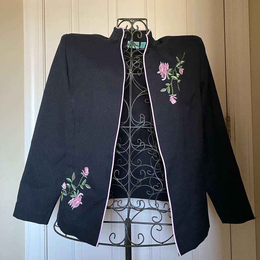 Sara Morgan for Haband Women Black Blazer